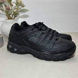 Skechers After Burn Memory Fit Reprint Athletic Shoe 50127 Black Men's 10